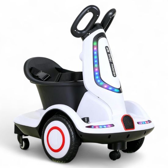 صورة سكوتر كهربائي للاطفال - سكوتر اطفال كهرب بقوة 6V لون ابيض 